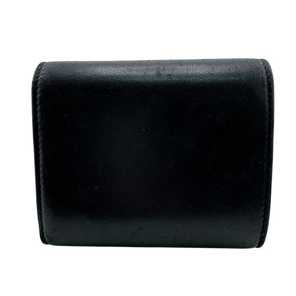 Celine Trifold Wallet Black Ladies - Picture 2 of 8